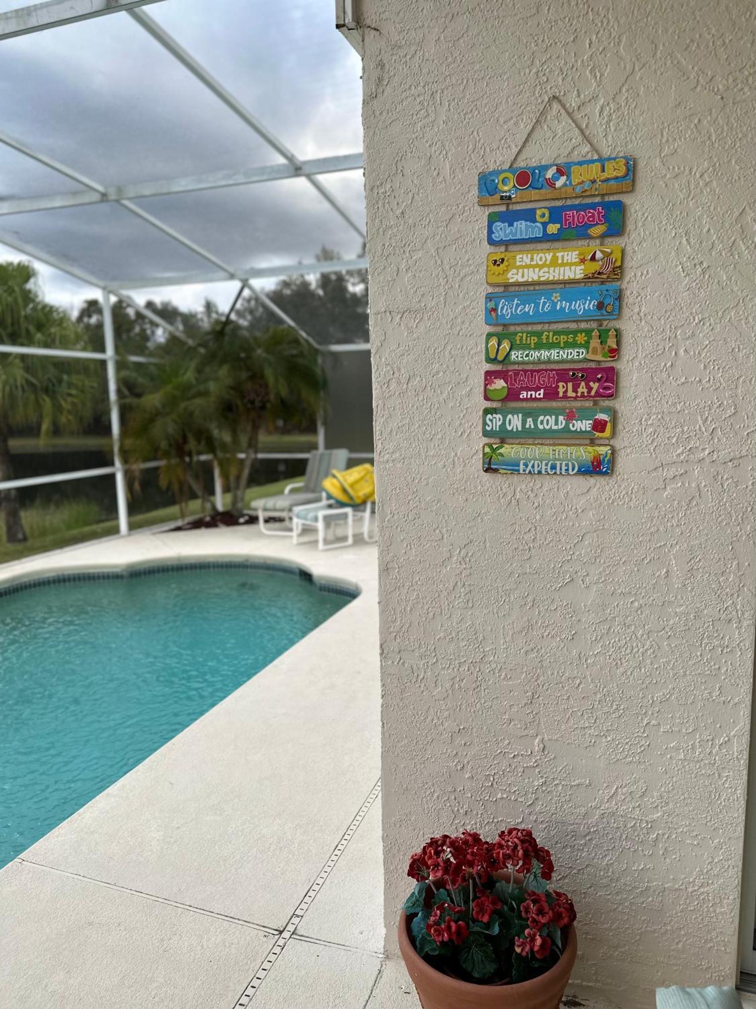 Private Pool With A Beautiful View Overlooking The Lake! Near Disney - Universal Kissimmee Ngoại thất bức ảnh